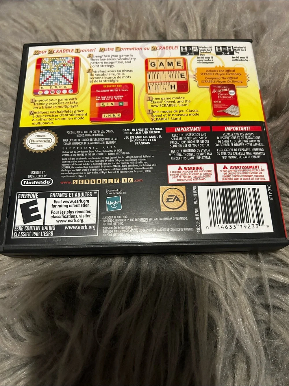 Nintendo Scrabble DS Game - Red Cover